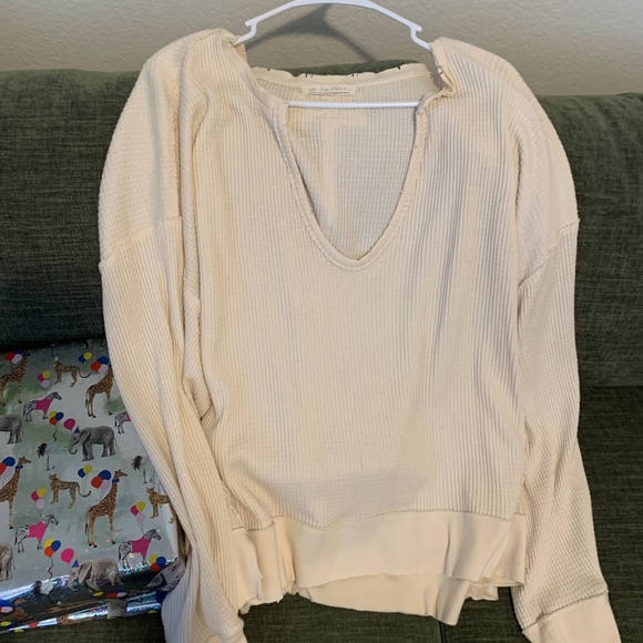 Free People Waffle Shirt - Picture 2 of 5